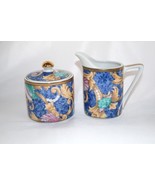 OTAGIRI Japan Kimiko Ikeda Porcelain Shell Creamer &amp; Covered Sugar  #1356 - £29.99 GBP