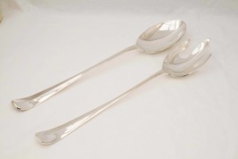 International Silverplated 13&quot; Serving Fork &amp; Spoon -Never Used-   #1695 - £19.72 GBP