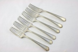 -1865 WM ROGERS MFG XII- Sectional Silverplate LaSalle Set/6 Dinner Fork... - $28.00