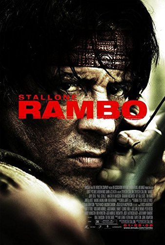 Primary image for RAMBO Movie Poster POSTCARD 5"x7" Original Promo Item 2008 Sylvester Stallone