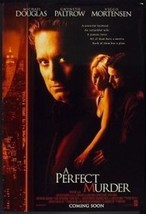 A PERFECT MURDER - 27&quot;x40&quot; D/S Original Movie Poster One Sheet 1998 Michael Doug - $19.59