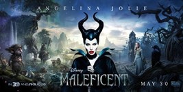 Disney&#39;s MALEFICENT - 15&quot;X30&quot; Original Promo Movie Poster - Rare Angelina Jolie  - £30.60 GBP