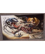 Marvel Venom Attacking Gwen Stacy Glossy Print 11 x 17 In Hard Plastic S... - £19.65 GBP