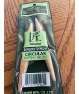 Clover Bamboo circular knitting needles 16&quot; Size US 15 (10mm) - $6.28 CAD