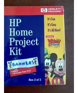 HP Home Project Kit Mickey&amp;Friends Print Studio CD ROM Calendar Bookmark... - $40.74 CAD