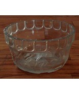 Nice Vintage Pressed Glass Dipping Bowl, VERY GOOD CONDITION - $20.36 CAD