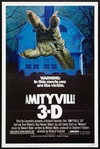 AMITYVILLE 3-D 27&quot;x41&quot; Original Movie Poster One Sheet Tri-Fold 1983 - £38.52 GBP