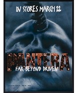 PANTERA FAR BEYOND DRIVEN - 24&quot; X 32.5&quot; Original Promotional Album POSTE... - $58.80