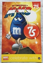 Marvel Custom M&amp;M&#39;s 75TH ANNIVERSARY 11&quot;x17&quot; - Original Promo Poster SDC... - $29.39