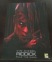 Riddick -18x24 Original Promo Movie Poster Sdcc 2013 Exclusive XX/500 Vin Diesel - £58.74 GBP
