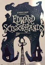 Edward Scissorhands 25th Anniversary- 13&quot;x19 Original Promo Movie Poster Sdcc 20 - £31.33 GBP