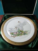 Boehm Birds of Peace Platter Wall Plaque Mute Swans 1972 Original Compat... - $122.50