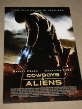 Cowboys &amp; Aliens - 27X40 D/S Original Movie Poster One Sheet 2011 Rare Glossy Fi - £19.40 GBP