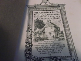 1919-1921 Architectural Monographs Bound White Pine Series - $110.00