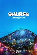 Smurfs The Lost Village 11&quot;X17&quot; D/S Original Promo Movie Poster 2017 Games On Ba - £6.25 GBP