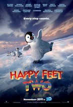 HAPPY FEET TWO - D/S 27x40 Original Movie Poster One Sheet 2011 - £15.38 GBP