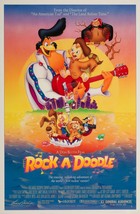 ROCK-A-DOODLE 27&quot;x41&quot; D/S Original Movie Poster One Sheet 1991 Don Bluth Rolled - £19.15 GBP