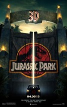 JURASSIC PARK 3D - 11&quot;X17&quot; Original Promo Movie Poster 2013 Re-Release S... - £15.63 GBP