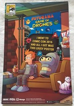 Futurama Game Of Drones - 11&quot;x17&quot; Original Promo Tv App Game Poster Sdcc 2016 Xx - £10.97 GBP