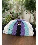 Bag/Handmade Bag/Hand Woven Bag/Crochet Bag/Knitted Bag/White Bag/Black ... - $203.89 CAD