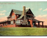 Country Club Topeka Kansas Ks 1916 DB Cartolina U7 - $4.04