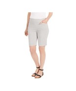 Hilary Radley Women&#39;s Plus Size XXL Off White &amp; Gray Shorts NWT - $8.99