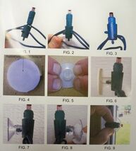 Christmas Lights &amp; Decoration Holder Glass Window Clip Suction Cup Cups ... - €16,99 EUR