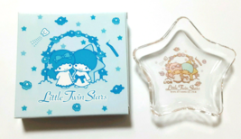 Little Twin Stars Glass tray SANRIO Made in japan Super Rare goods LION 2014 - £34.31 GBP