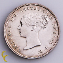 1856 Great Britain 4 Pence Silver Coin KM# 732 - £120.77 GBP