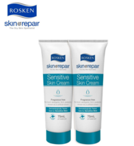 2 X Rosken Skin Repair Cream Daily Moisturiser For Sensitive Skin 75ml F... - $517.29 MXN