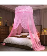 Mosquito Net Bed Canopy For Girls, Princess Canopy Bed Curtain Fine Shee... - £50.95 GBP