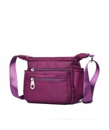 Women Crossbody Handbags Nylon One Shoulder Cloth Purse Zipper wWth Stra... - $43.58