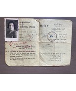 Ägypten Hafen von Alexandria Special Daily Pass Card Document 1914 - $55.00 CAD