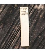 Bookmark - A Book a Day Keeps Reality Away - Bookmark - £9.23 GBP