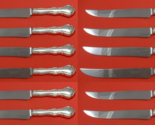 Fontana by Towle Sterling Silver Steak Knife Custom Set 12 pcs 8 1/2&quot; - £650.48 GBP