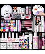 Saviland Acrylic Nail Kit for Beginners Keratin Acrylic Powder Castor Oil  - $83.99