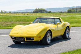 1979 Chevrolet Corvette yellow  | POSTER 24 X 36 INCH | classic car - £16.75 GBP