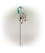 Sky116Slr-Cc Solar Peacock W Changing Led Stake, 48 Inch Tall, Multi-C - £39.32 GBP