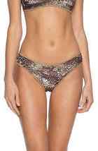 Becca Purfection Printed Ribbed Hipster Bikini Bottoms - M/Leopard - £39.84 GBP