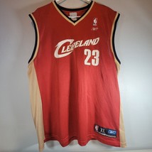 Lebron James Cleveland Cavaliers Mens Jersey XL Wine Reebok NBA Basketball - $42.99