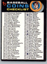 1971 Topps 161 Coins Checklist  PR  - $1.25