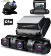 4 Channel Dash Cam Front and Rear inside Left Right, Dash Camera for Car... - $225.35