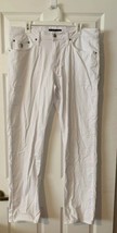 U.S. POLO ASSO. MEN&#39;S White Active Stretch Cotton Jeans 36-32 - $23.11