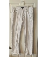 U.S. POLO ASSO. MEN&#39;S White Active Stretch Cotton Jeans 36-32 - £17.28 GBP