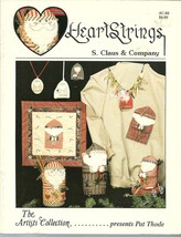 Heartstrings S. Claus and Company Christmas Santa Crafts Cross Stitch Bo... - $4.99