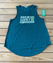tipsy elves NWT women’s pour life Choices St Pattys Day tank top Size L Green L4 - £13.30 GBP
