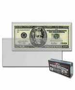 Pack of 50 BCW Deluxe Currency Holder - Regular Bill (1-DCH-RB) - $15.85