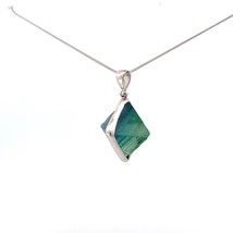 Starborn Fluorite Crystal Pendant Necklace (22&quot;) - £125.73 GBP
