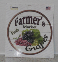 Fresh Grapes Farmer&#39;s Market Circle - 3&quot;  Decal Sticker - €6,51 EUR