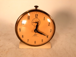 Vintage Lux Claridge Wind-up Alarm Clock, Running, C18 - £19.14 GBP